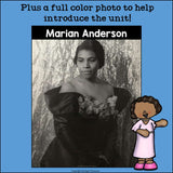 Marian Anderson Mini Book for Early Readers: Black History Month