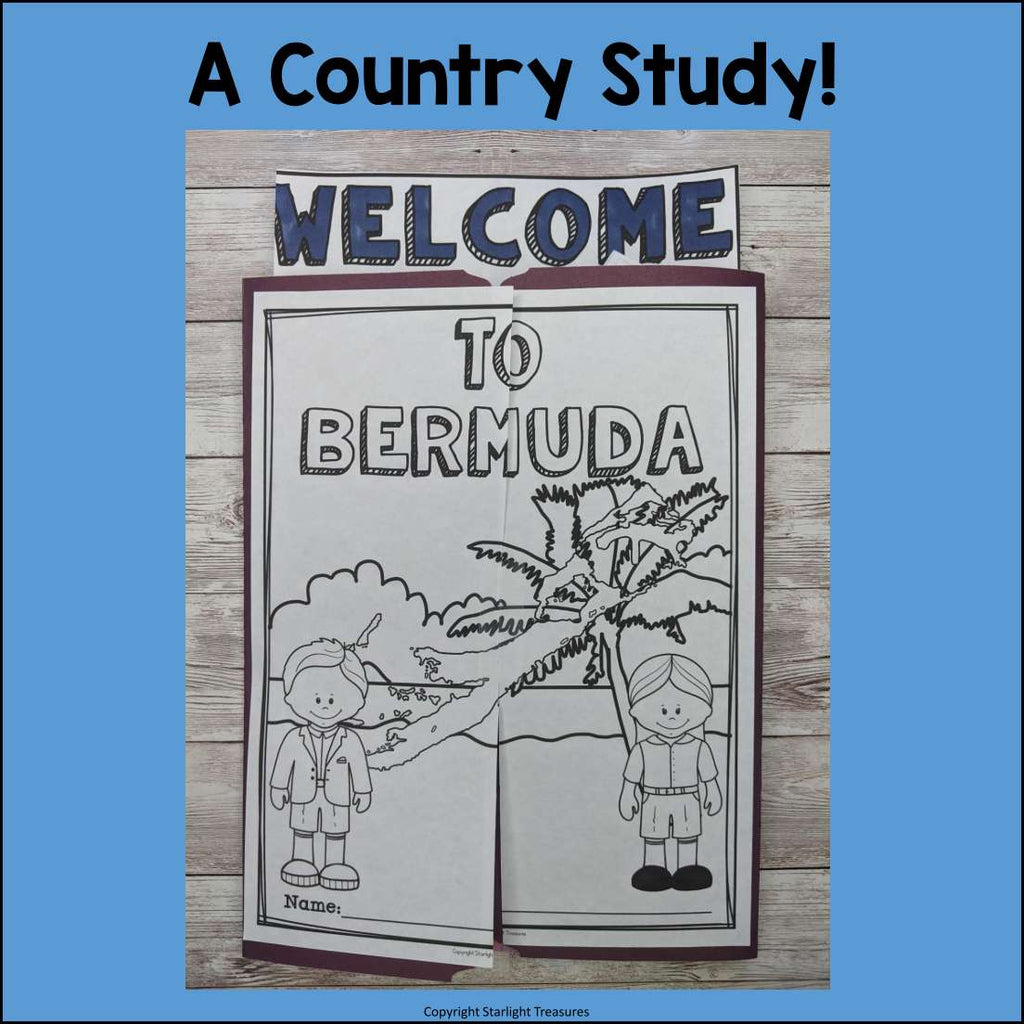 Bermuda Lapbook for Early Learners - A Country Study