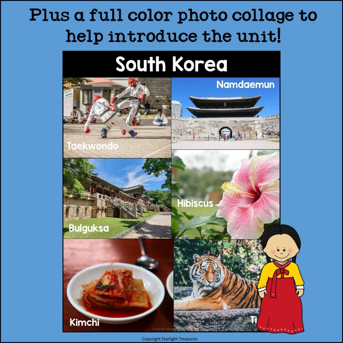 South Korea Mini Book for Early Readers - A Country Study