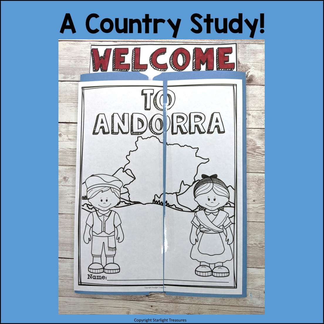 Andorra Lapbook for Early Learners - A Country Study