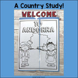 Andorra Lapbook for Early Learners - A Country Study