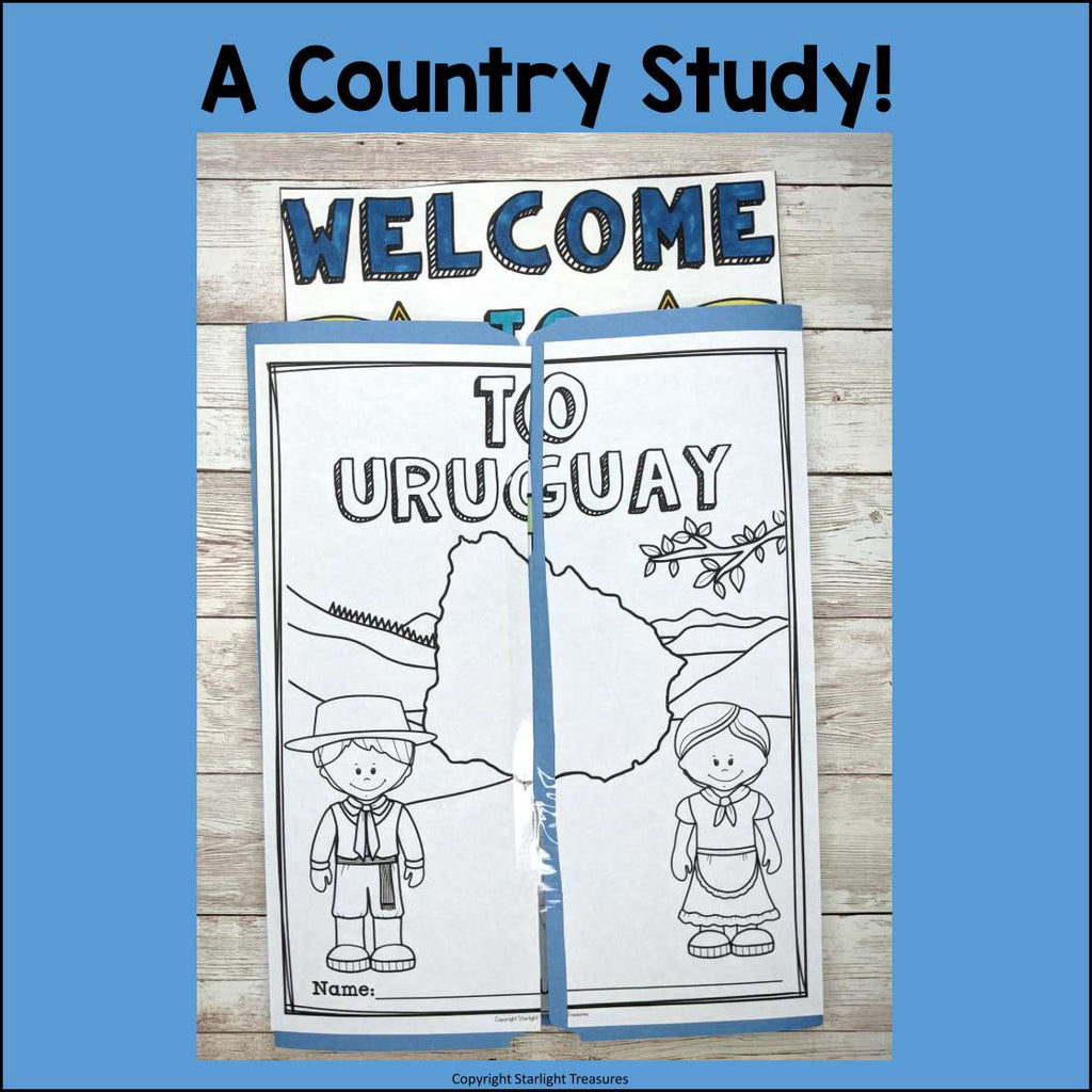 Uruguay Lapbook for Early Learners - A Country Study