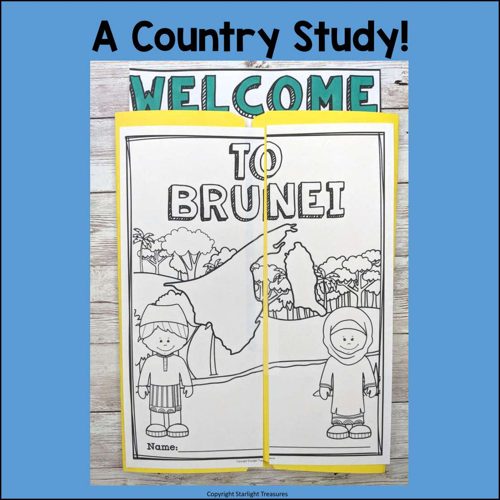 Brunei Lapbook for Early Learners - A Country Study