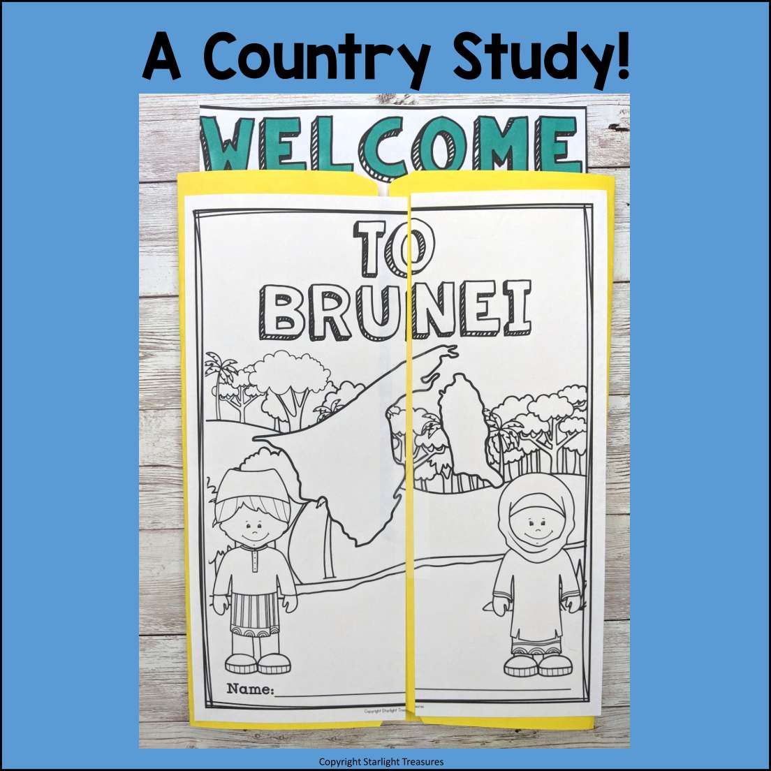 Brunei Lapbook for Early Learners - A Country Study