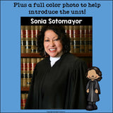 Sonia Sotomayor Mini Book for Early Readers: Hispanic Heritage Month
