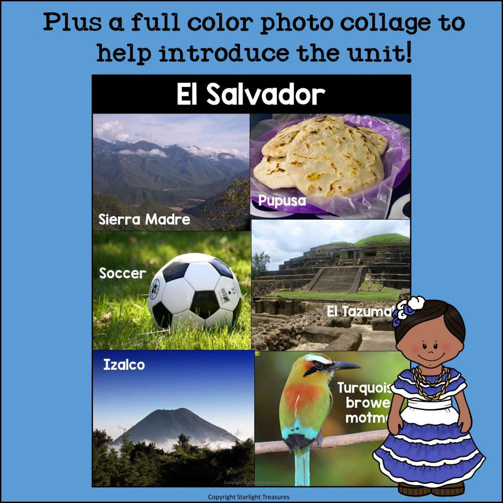El Salvador Mini Book for Early Readers - A Country Study