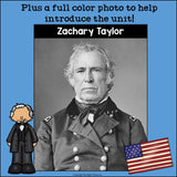 Zachary Taylor Mini Book for Early Readers: Presidents' Day