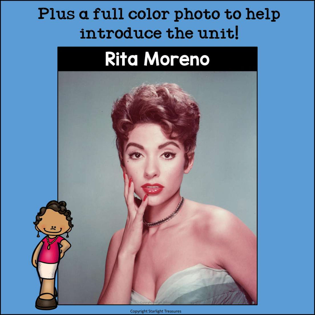 Rita Moreno Mini Book for Early Readers: Hispanic Heritage Month