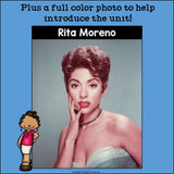 Rita Moreno Mini Book for Early Readers: Hispanic Heritage Month