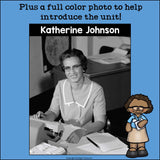 Katherine Johnson Mini Book for Early Readers: Black History Month