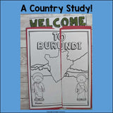 Burundi Lapbook for Early Learners - A Country Study