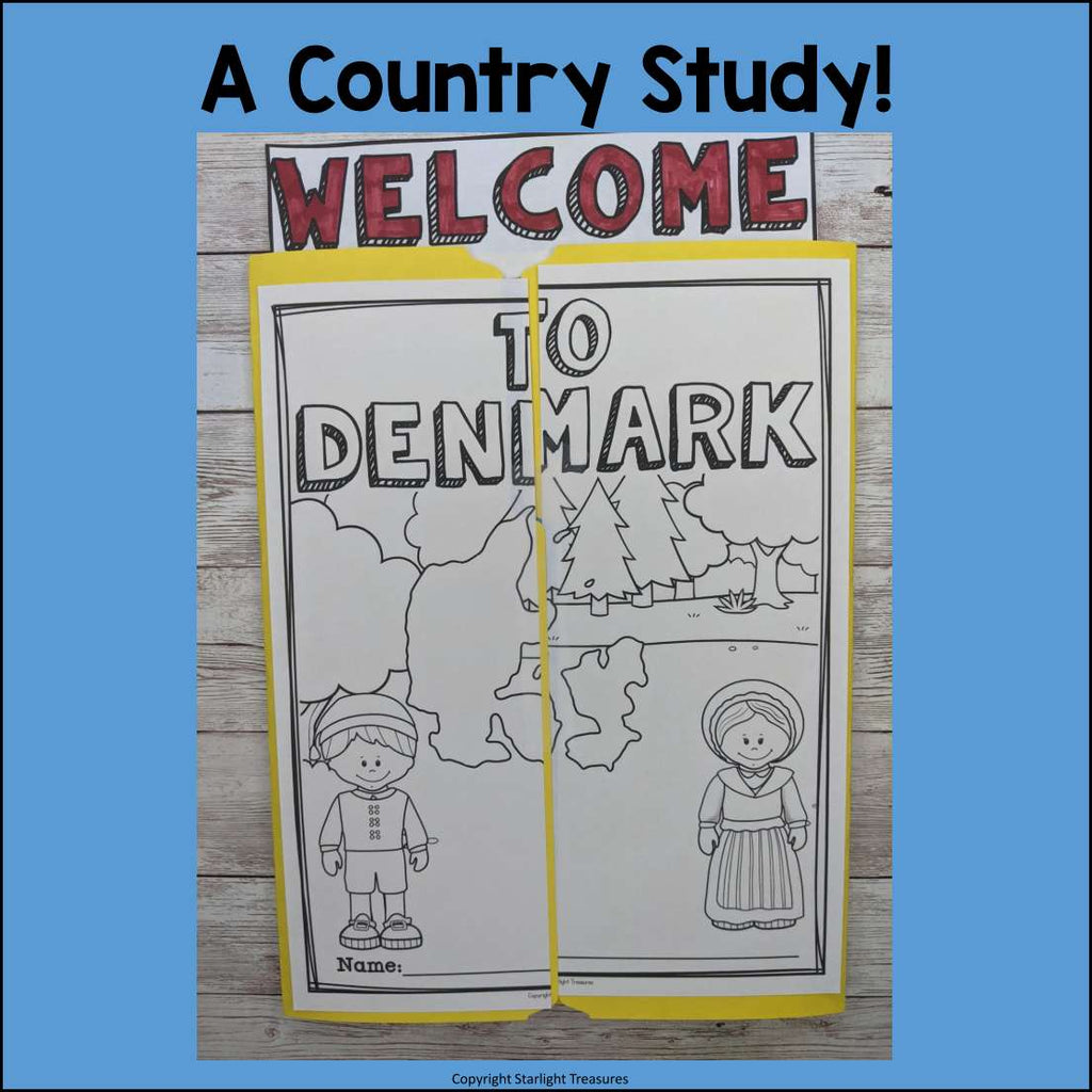Denmark Lapbook for Early Learners - A Country Study