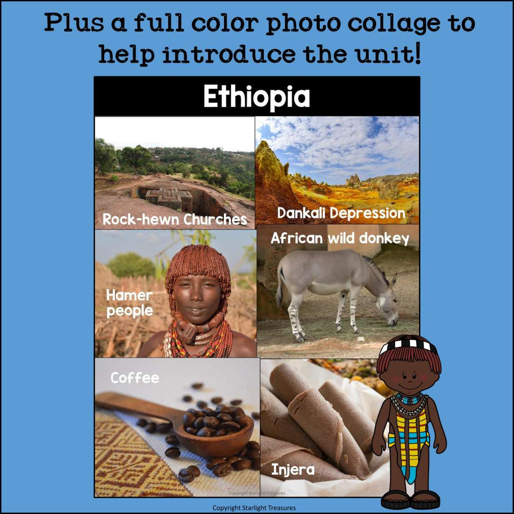 Ethiopia Mini Book for Early Readers - A Country Study