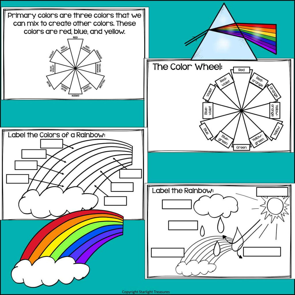 All About Rainbows Mini Book for Early Readers: Physical Science, Refraction