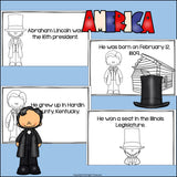 Abraham Lincoln Mini Book for Early Readers
