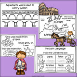 Ancient Rome Mini Book for Early Readers