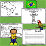 Brazil Mini Book for Early Readers - A Country Study