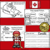 Canada Mini Book for Early Readers - A Country Study