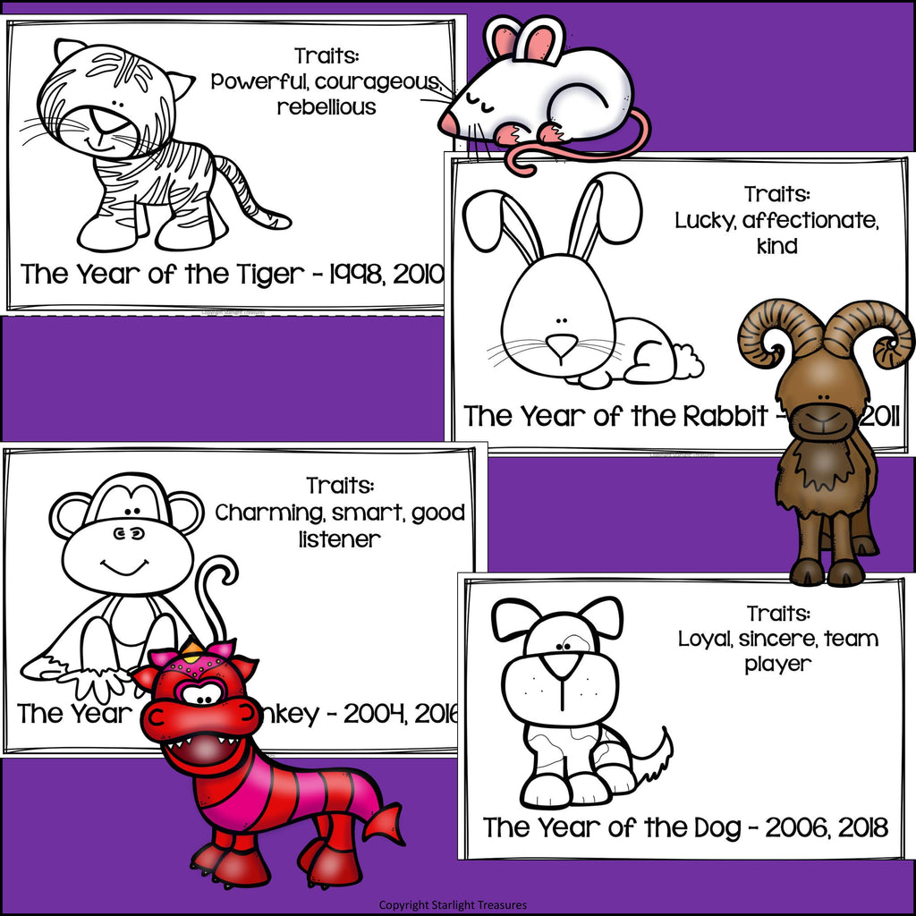 Chinese Calendar Mini Book for Early Readers: Chinese New Year