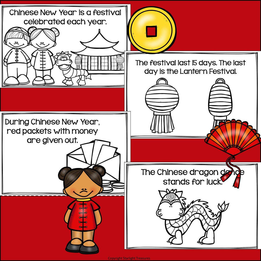 Chinese New Year Mini Book for Early Readers
