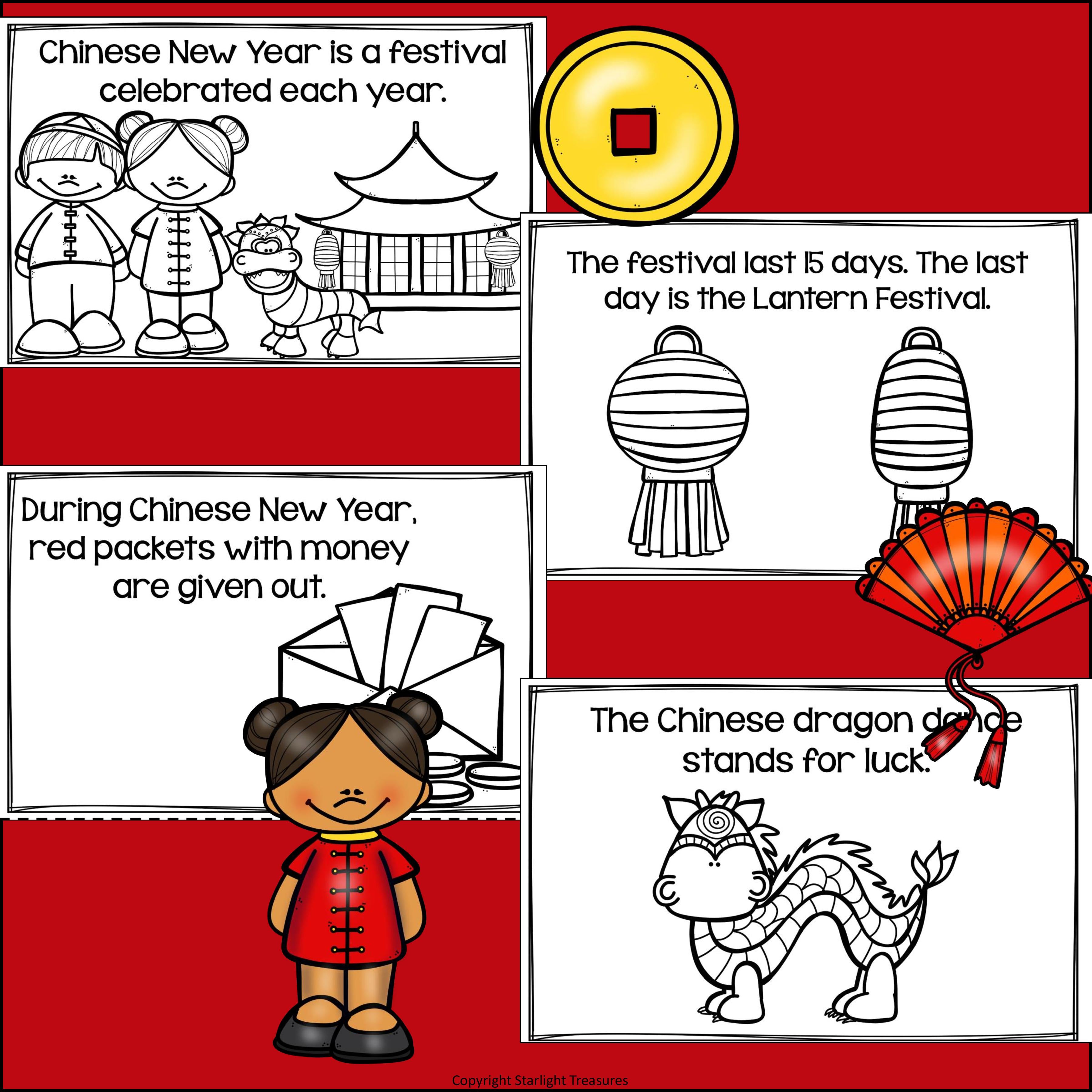 Chinese New Year Mini Book for Early Readers