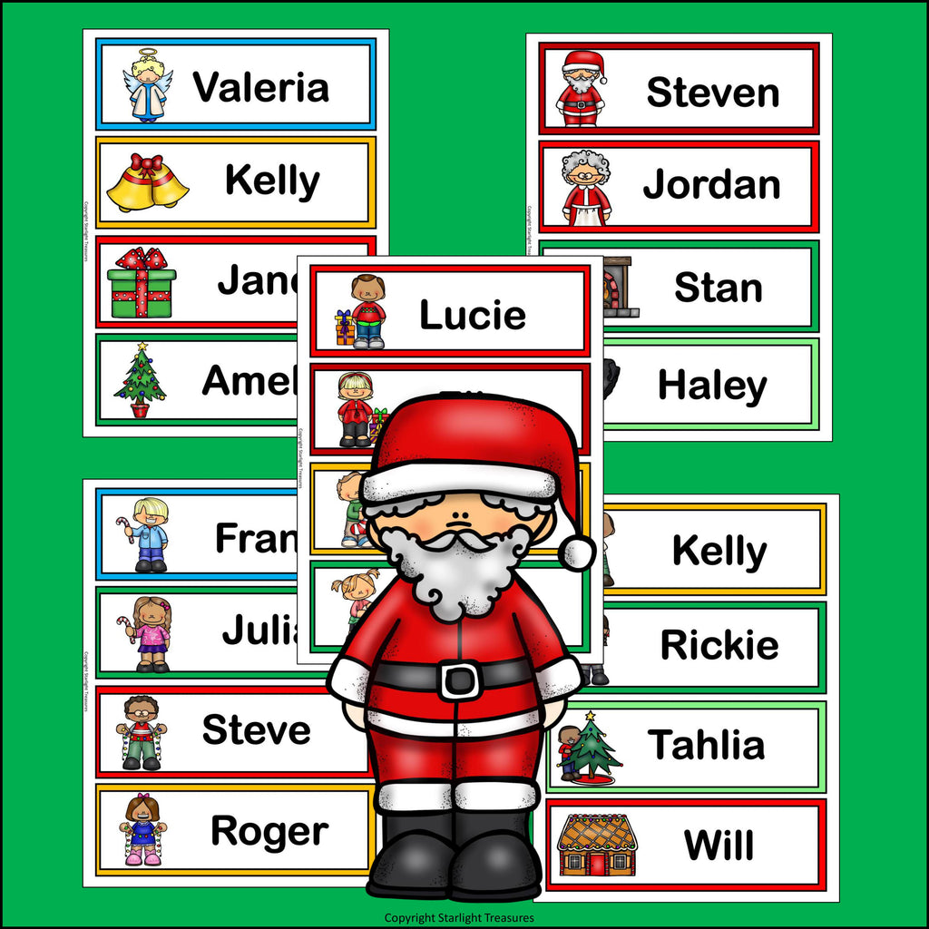 Christmas Name Tags