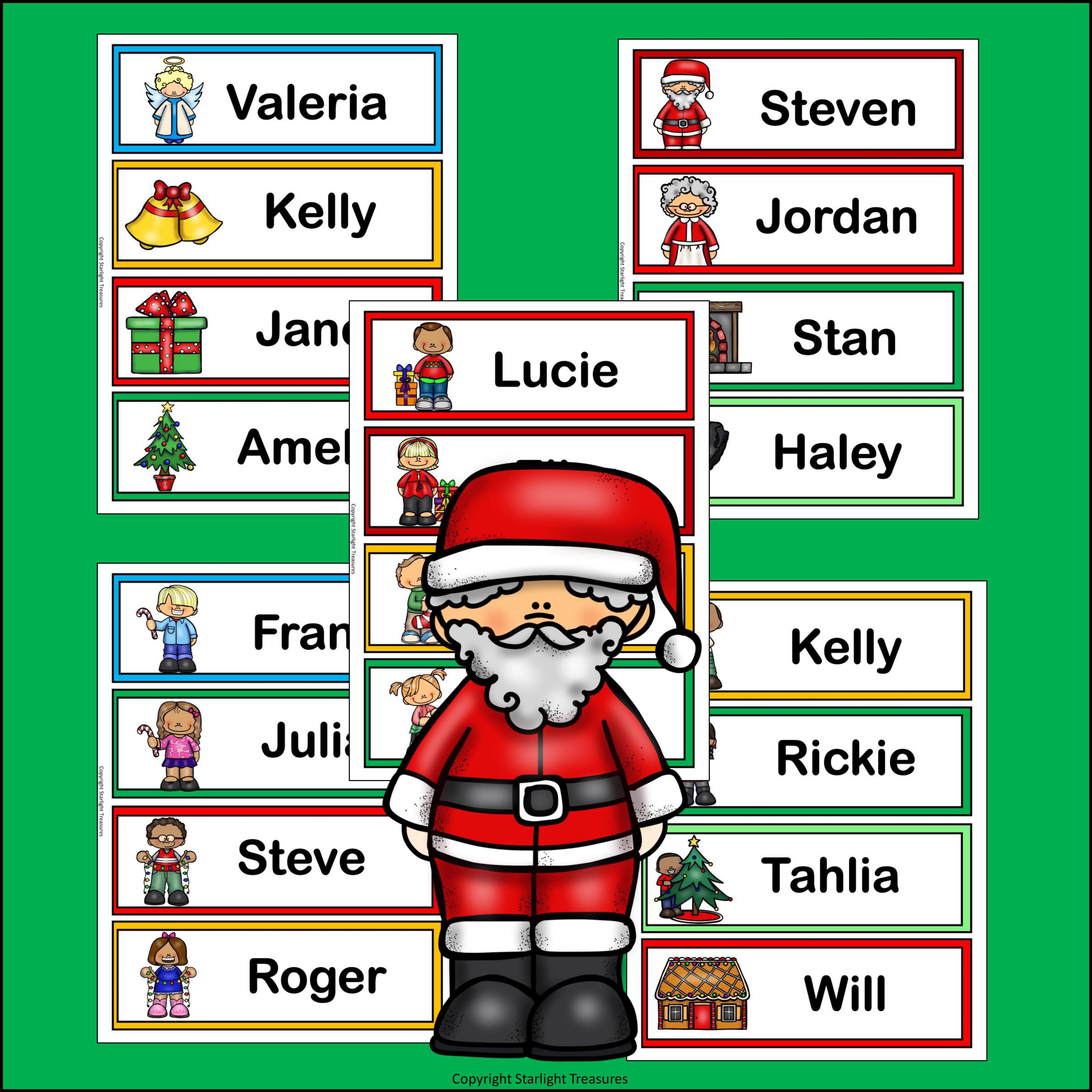Christmas Name Tags