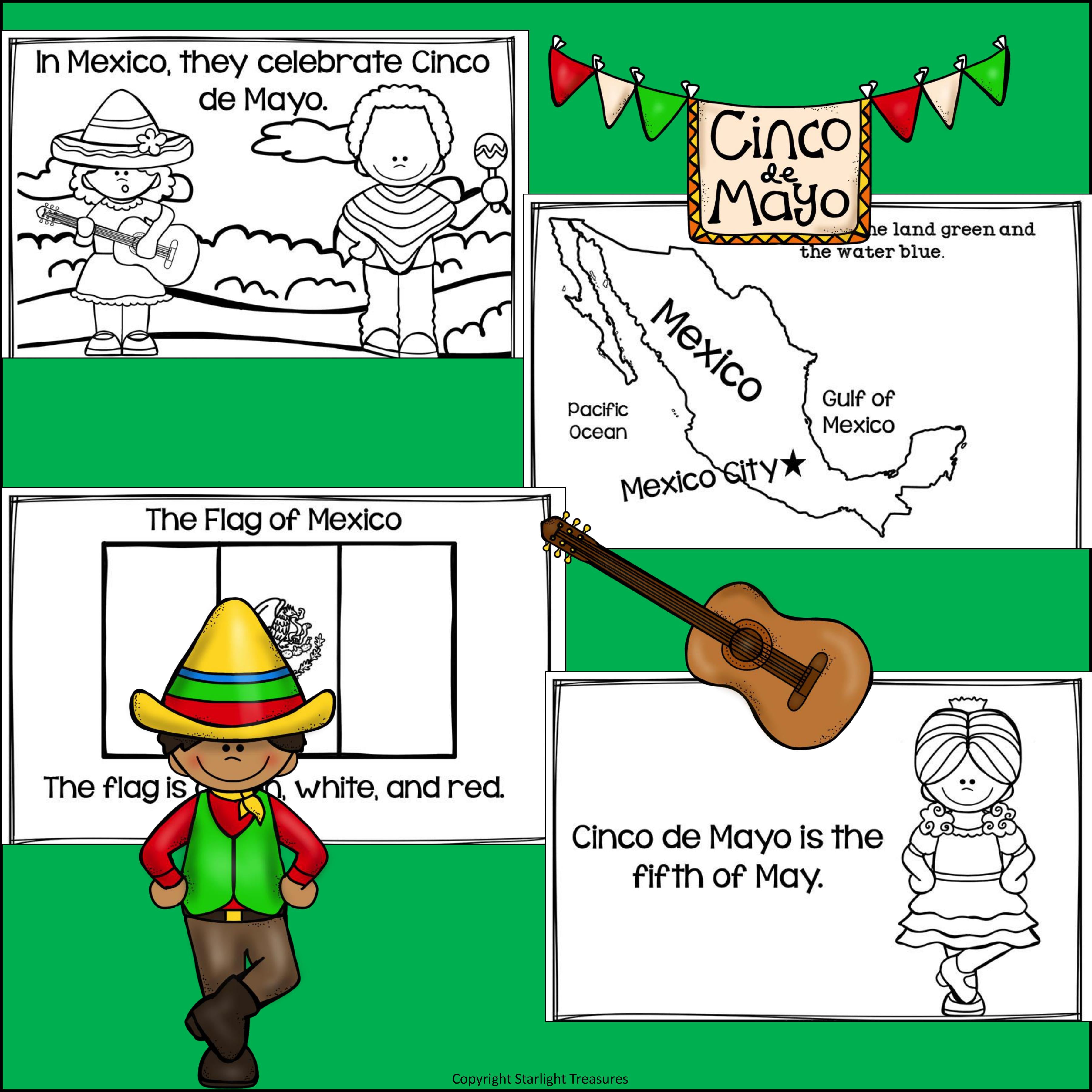 Cinco de Mayo Mini Book for Early Readers