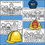 Community Helpers Mini Book for Early Readers
