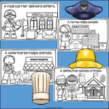 Community Helpers Mini Book for Early Readers