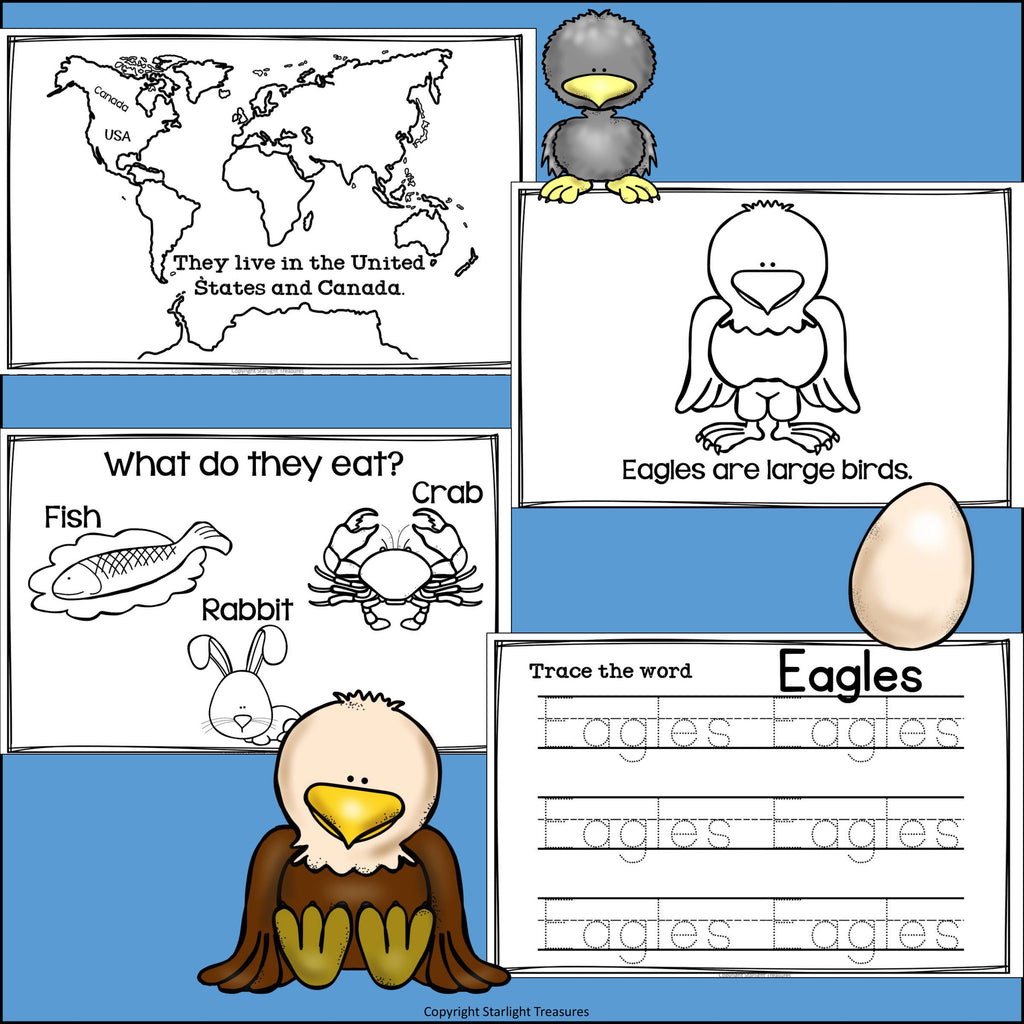 Eagles Mini Book for Early Readers: Bald Eagles