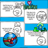 Earth Day Mini Book for Early Readers