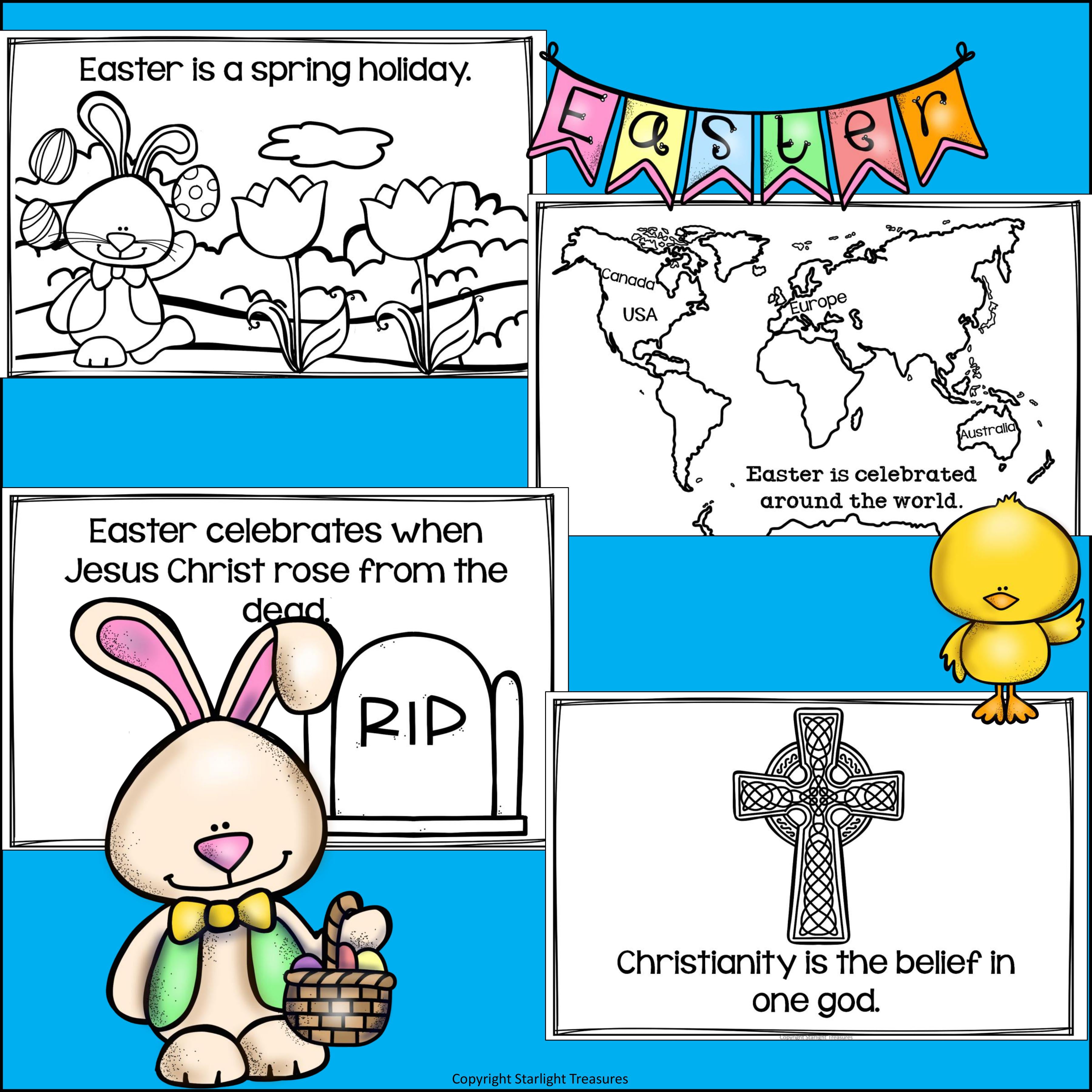 Easter Mini Book for Early Readers