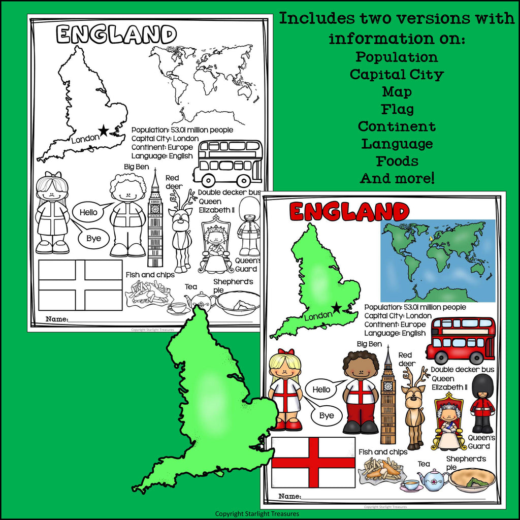 England Fact Sheet