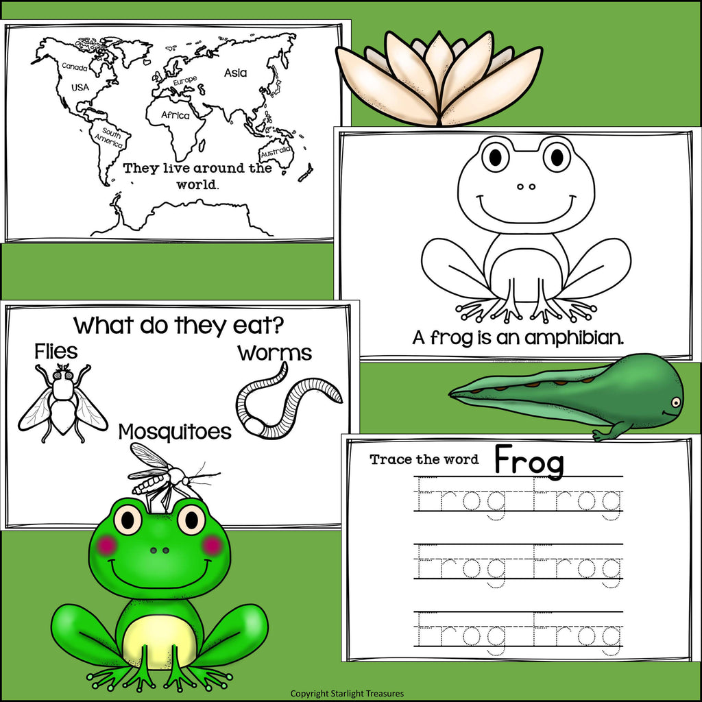 Frogs Mini Book for Early Readers