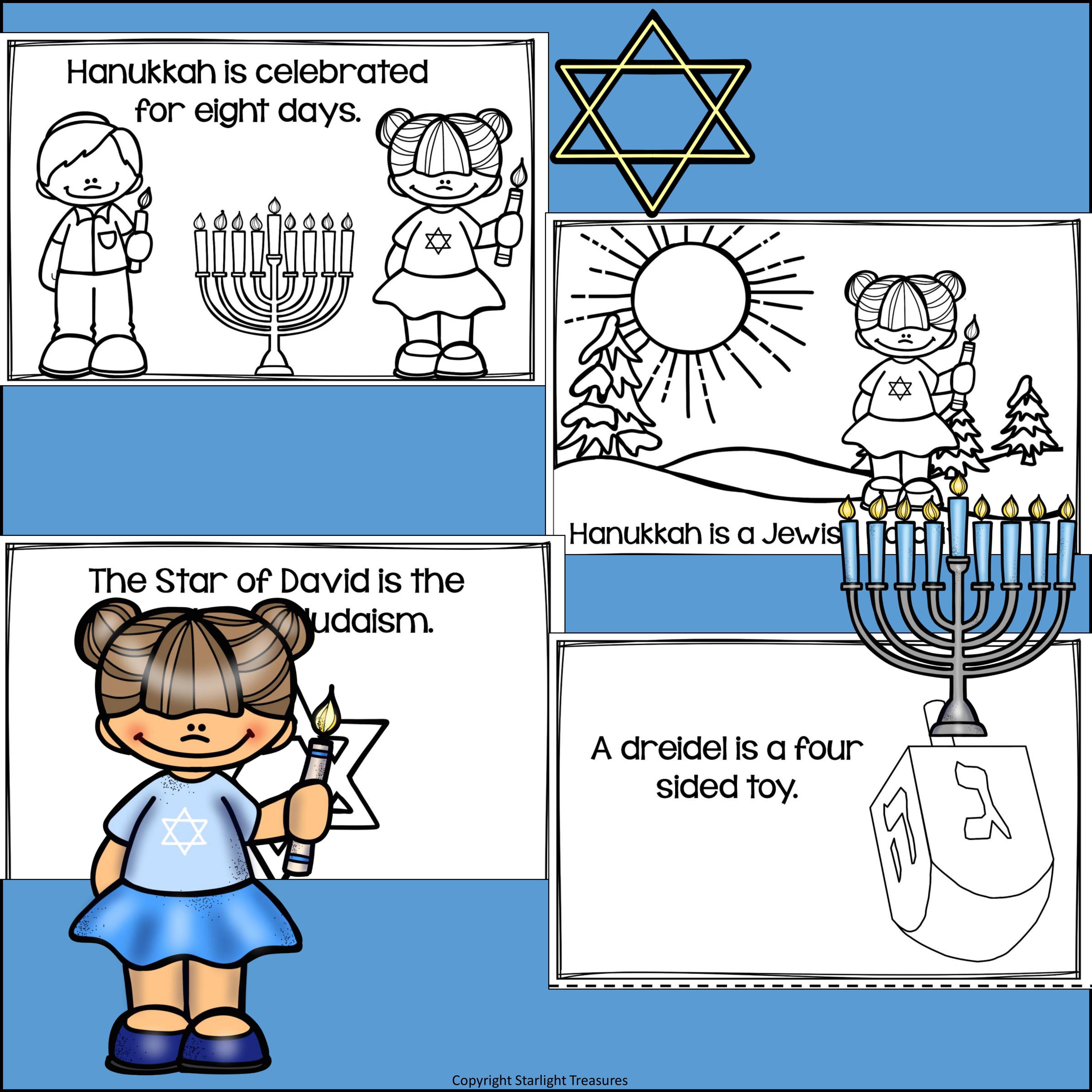 Hanukkah Mini Book for Early Readers