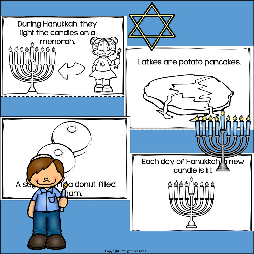 Hanukkah Mini Book for Early Readers