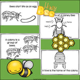 Honey Bees Mini Book for Early Readers