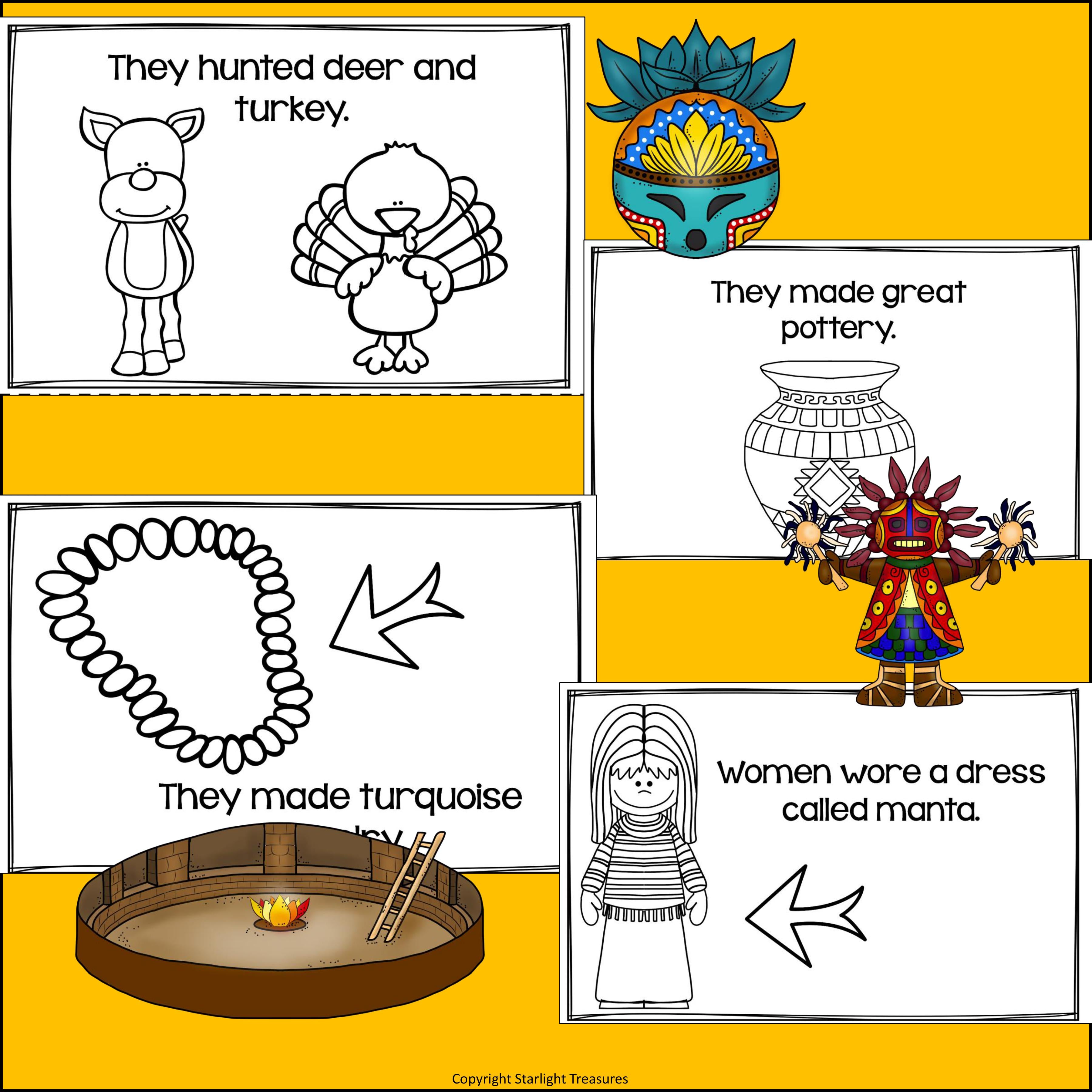 Hopi Tribe Mini Book for Early Readers