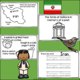 Iran Mini Book for Early Readers - A Country Study
