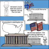 Lincoln Memorial Mini Book for Early Readers: American Symbols