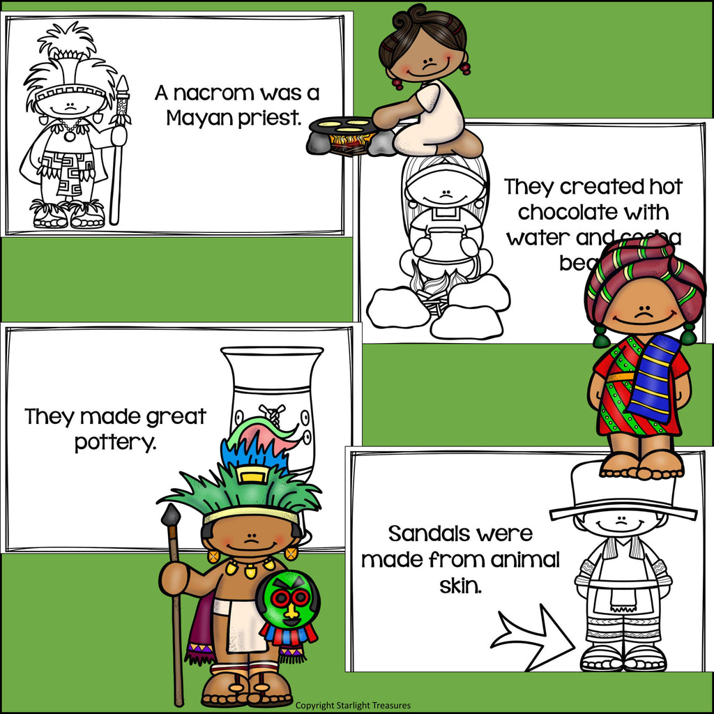 Mayan Mini Book for Early Readers