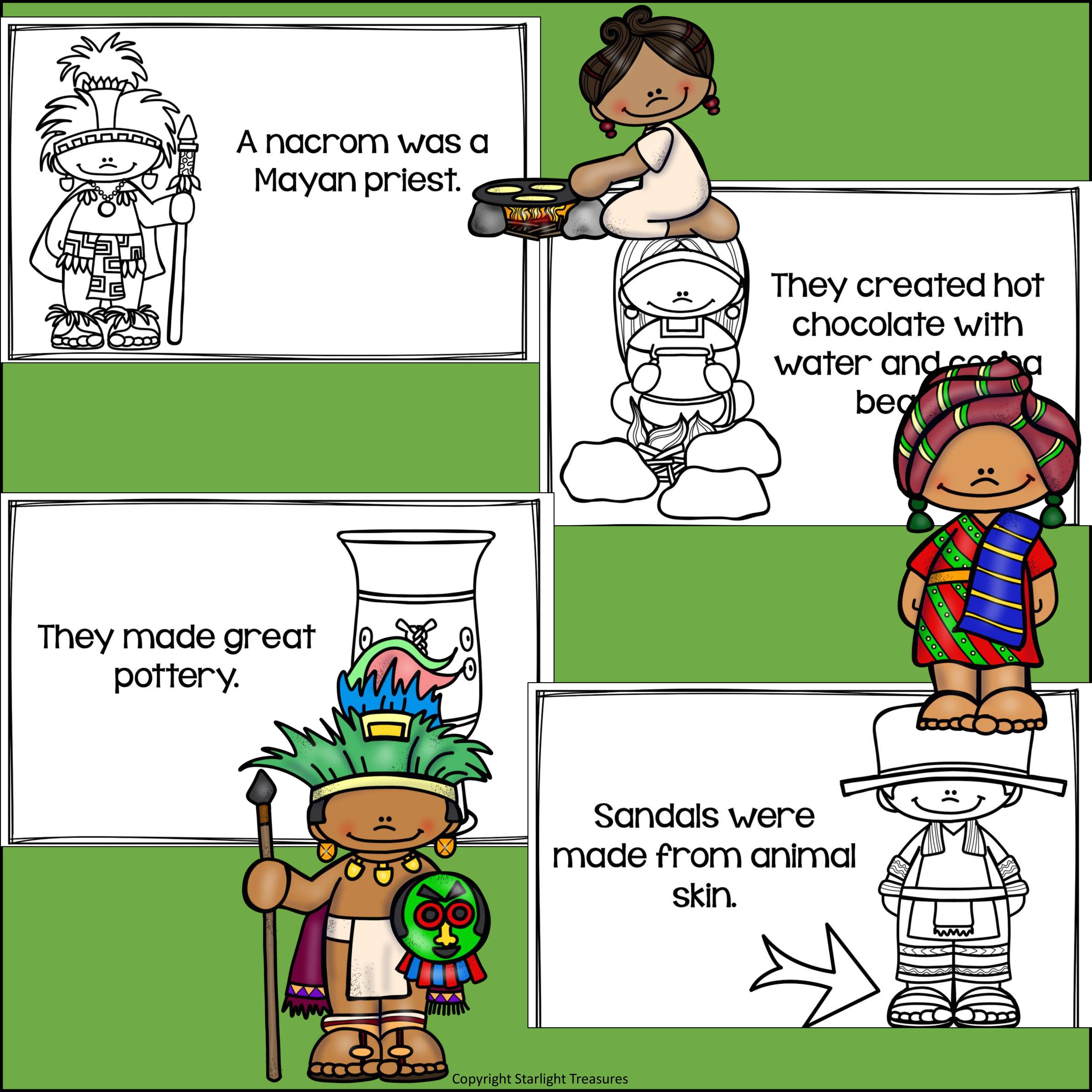 Mayan Mini Book for Early Readers