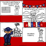 Memorial Day Mini Book for Early Readers
