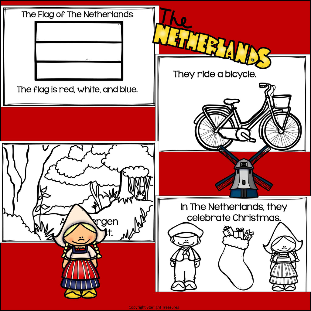 The Netherlands Mini Book for Early Readers - A Country Study