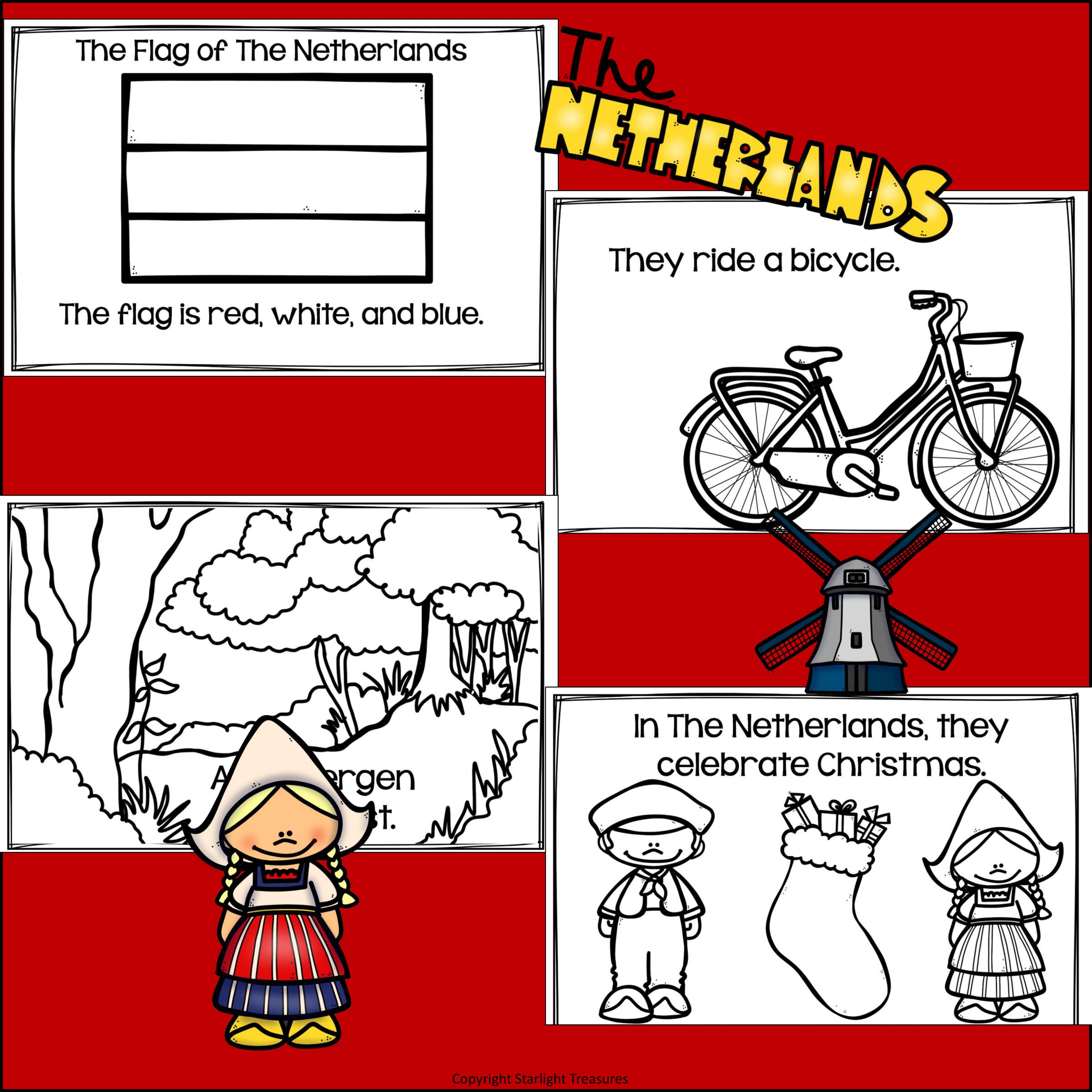 The Netherlands Mini Book for Early Readers - A Country Study
