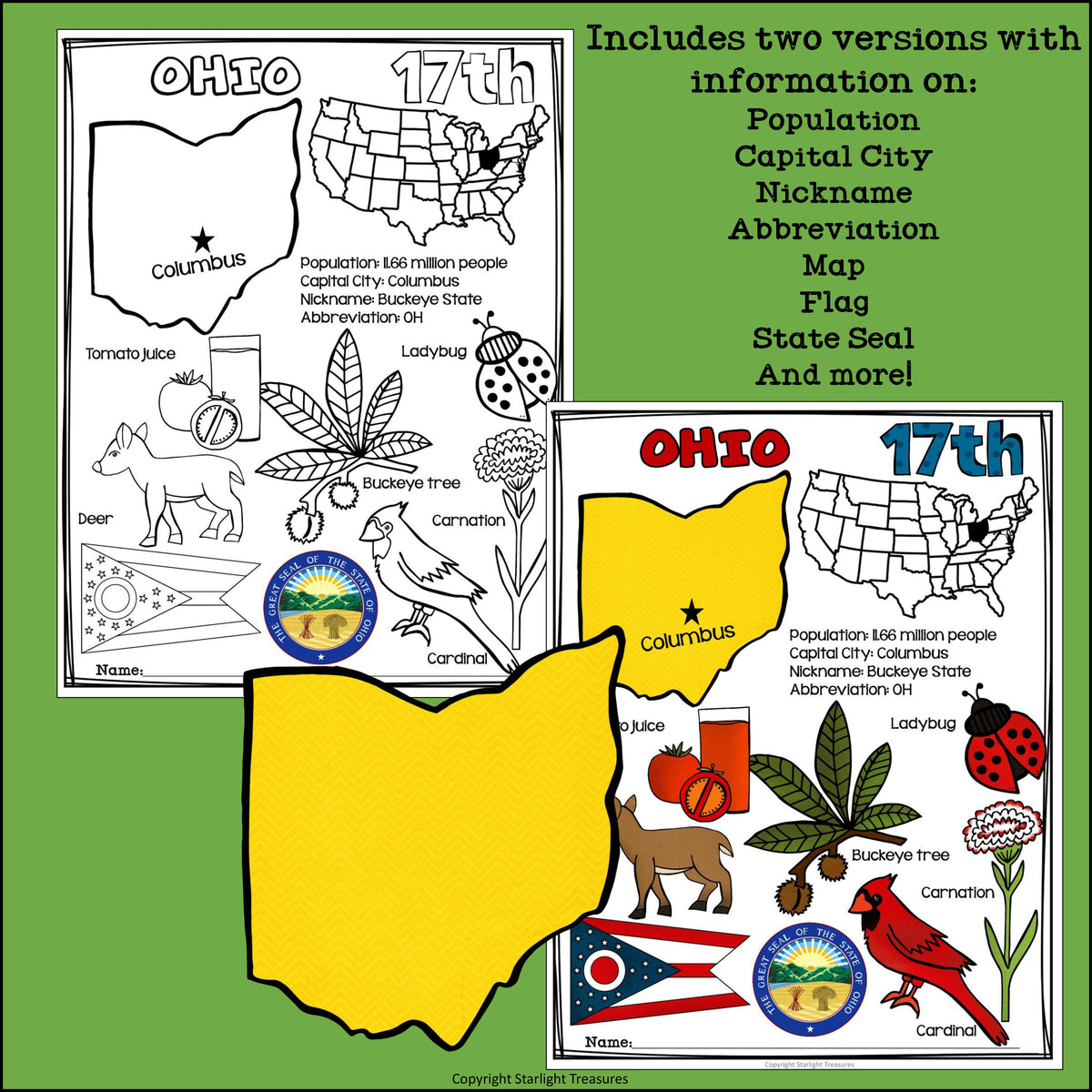 Ohio Fact Sheet - A State Study – Starlight Treasures LLC