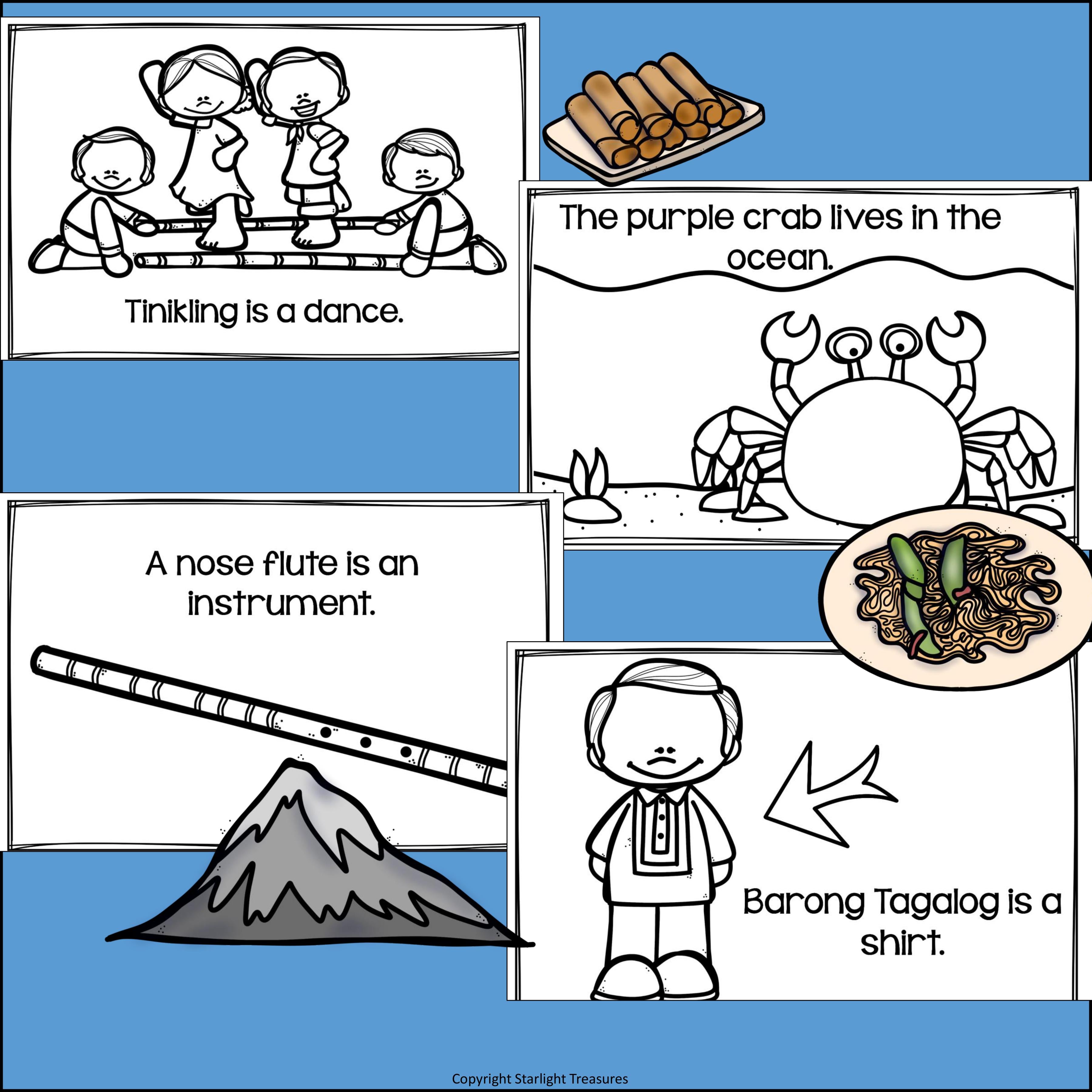 Philippines Mini Book for Early Readers - A Country Study