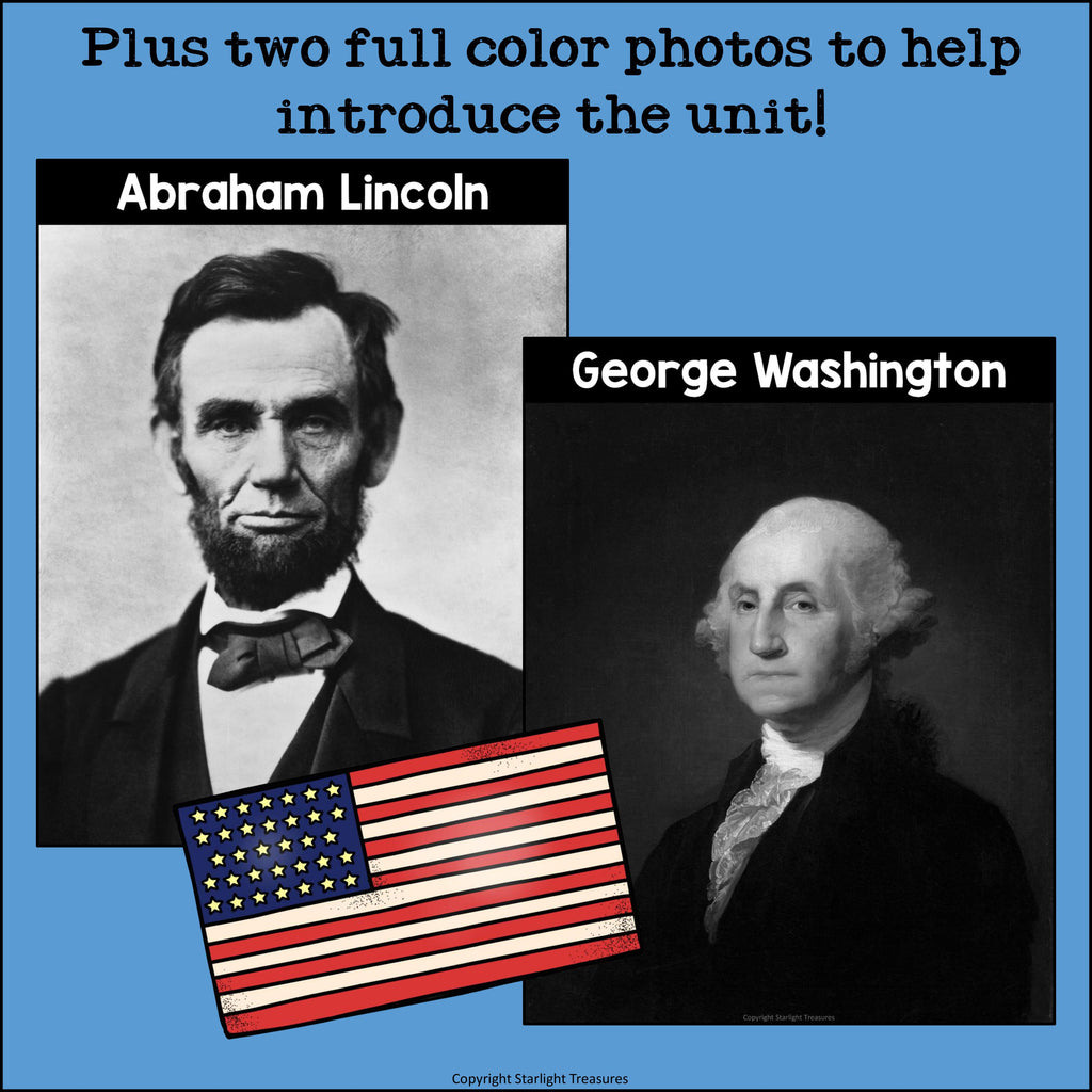 Presidents' Day Mini Book for Early Readers