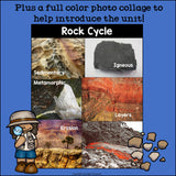 Rock Cycle Mini Book for Early Readers: Rock and Minerals